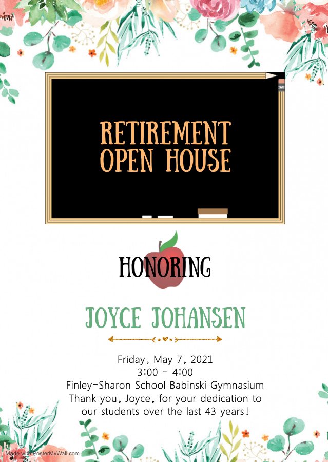 Retirement Open House for Joyce Johansen