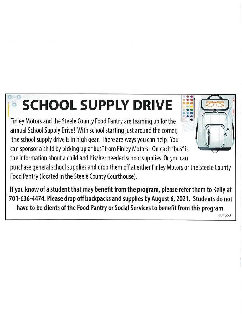 school supply drive