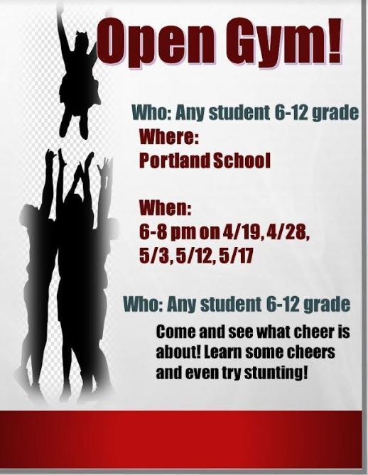 open gym for cheer