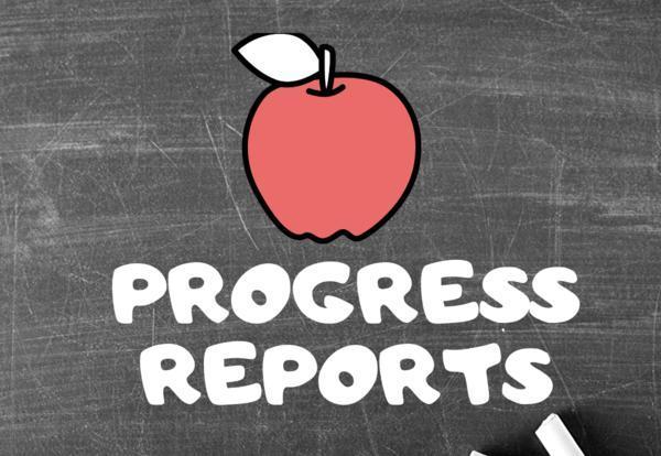 progress report with apple
