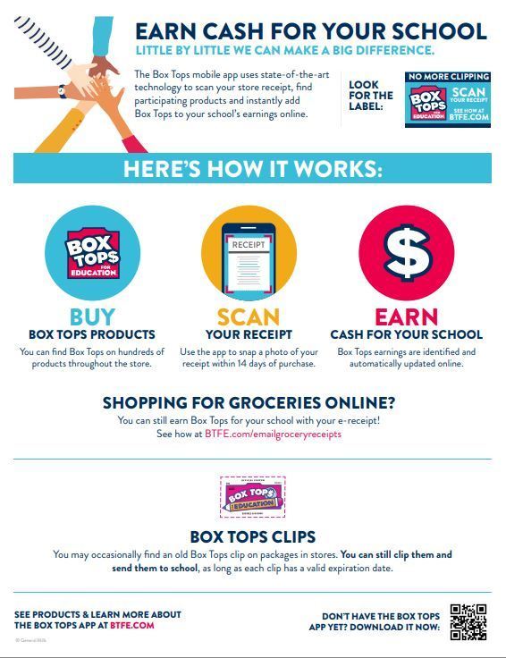 box tops for education poster